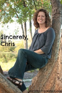 Writing from a sincere heart  -christyfitzwater.com