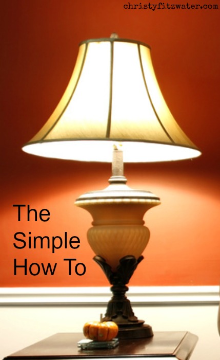 The simple how to.  -christyfitzwater.com