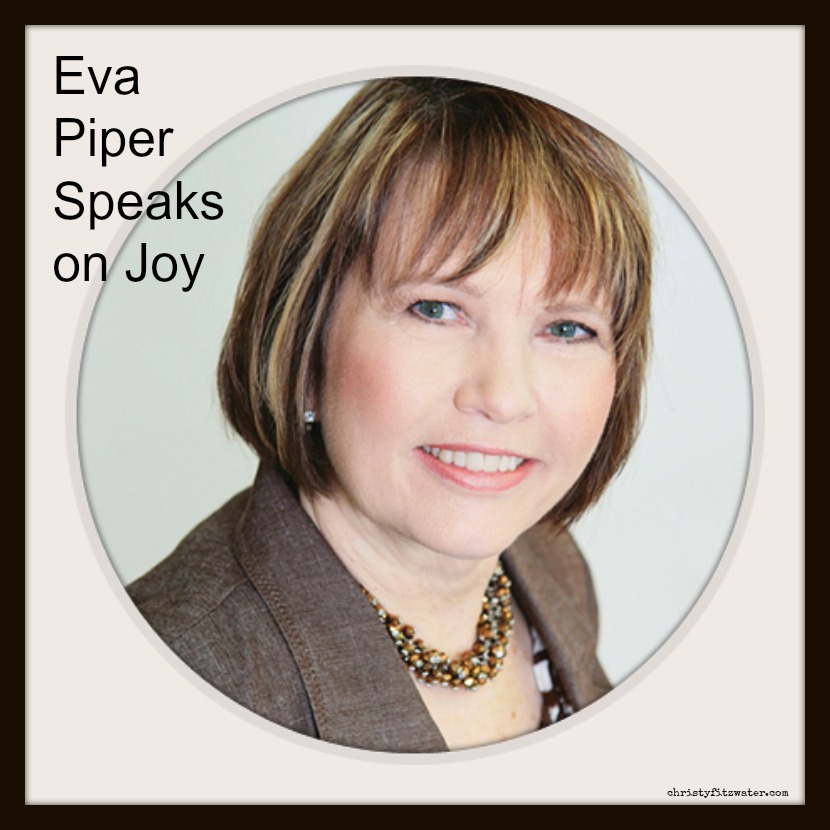 Eva Piper talks about finding joy in the dark days of Don's recovery.  -christyfitzwater.com