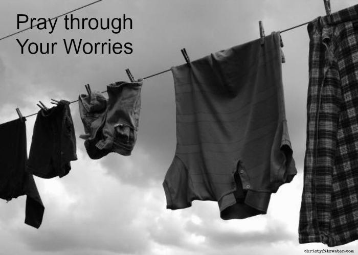 Praying and laundry should go together.  -christyfitzwater.com